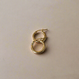 10K Yellow Gold - Demure Hoops