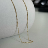 10k Yellow Gold Singapore Necklace Pre-order