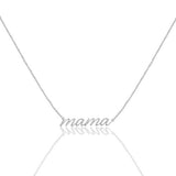 10k Yellow Gold & Sterling Silver Mama Necklace Pre-order